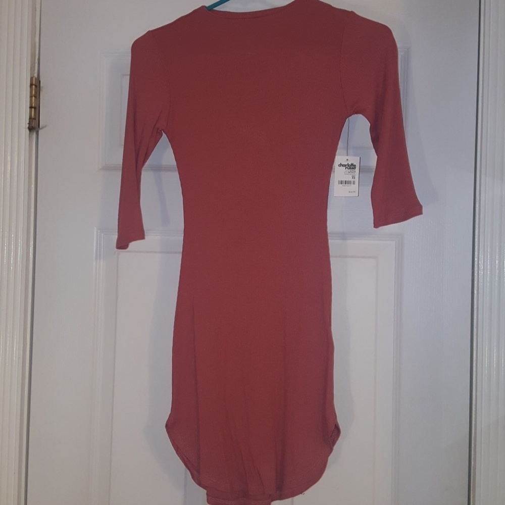 Ribbed Short Dress